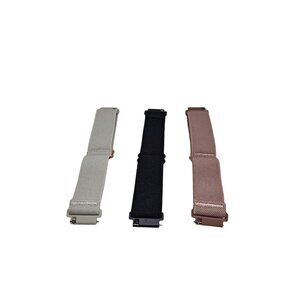 22mm Woven Nylon Sport Loop Watch Band Strap W/ Quick Release Spring Pins